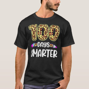 Camiseta 100 dias mais espertos estudante 100º dia da escol