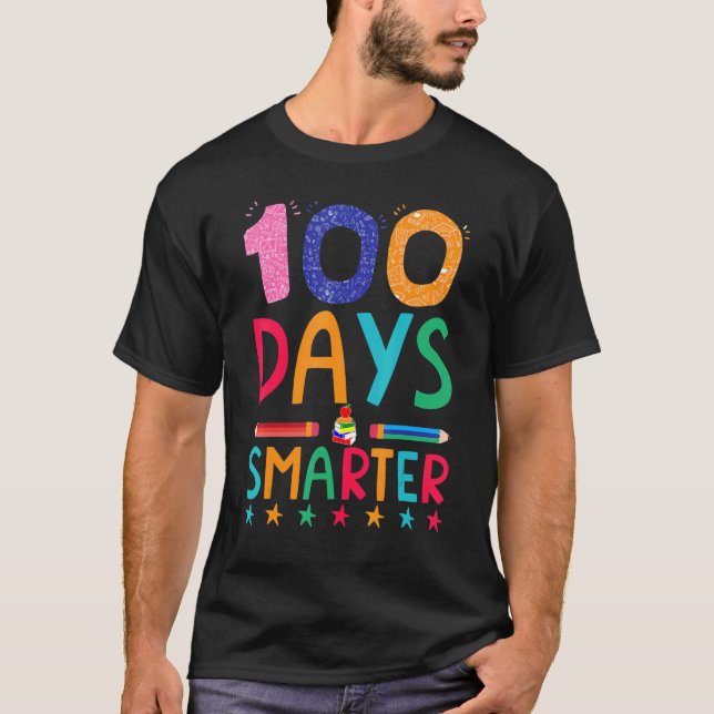Camiseta 100 Dias Mais Inteligente (Frente)