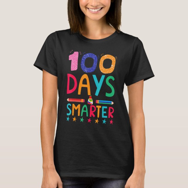 Camiseta 100 Dias Mais Inteligente (Frente)