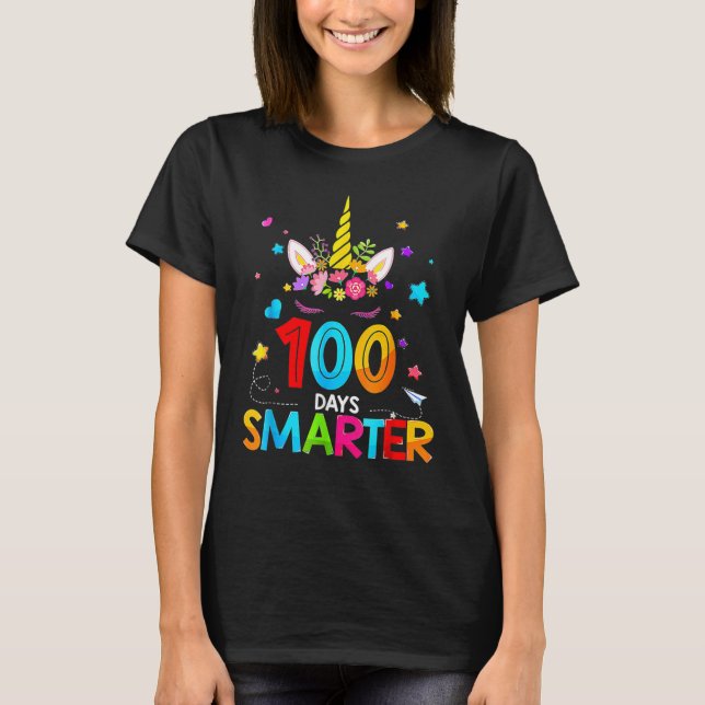 Camiseta 100 Dias Mais Inteligente 100º Dia De Escola Unicó (Frente)