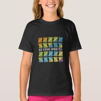 Camiseta 100 dias mais inteligente, 100 dias mais inteligen