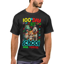 Camiseta 100 Dias Mais Inteligente com Meus Melhor