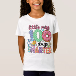 Camiseta 100 Dias Mais Inteligente – Feliz 100 Dias de Esco
