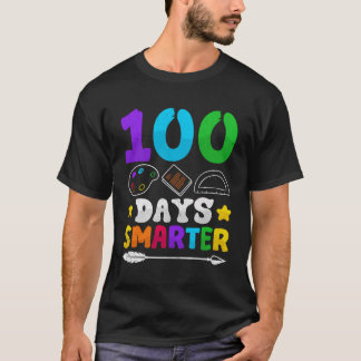 Camiseta 100 Dias Mais Inteligente Professor 100.º Dia Da E