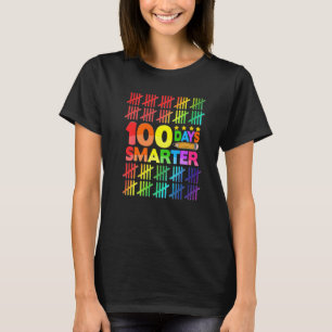 Camiseta 100 Dias Mais Inteligente Professor Crianças n Fel