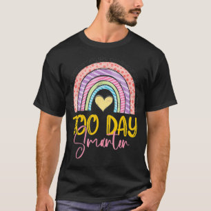 Camiseta 100 Dias Mais Inteligentes 100 Dias De Ensino Arco