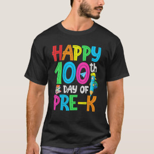 Camiseta 100 Dias Mais Inteligentes Antes Do K Feliz 100º D