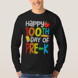 Camiseta 100 Dias Mais Inteligentes Antes Do K Feliz 100º D