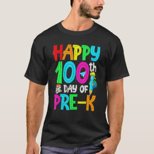Camiseta 100 Dias Mais Inteligentes Antes Do K Feliz 100º D