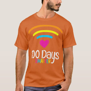 Camiseta 100 Dias Mais Inteligentes Aprendizado à distância