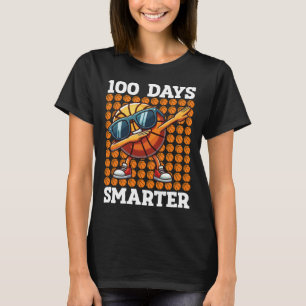 Camiseta 100 Dias Mais Inteligentes Crianças De Sketll 100