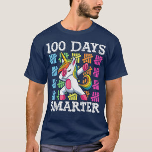 Camiseta 100 Dias Mais Inteligentes Dabbing Unicorn , Dab K