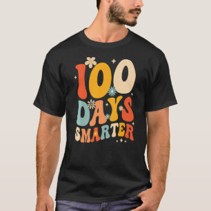 Camiseta 100 Dias Mais Inteligentes De Compilação Retro Fel