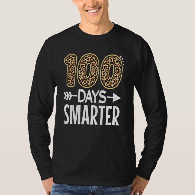 Camiseta 100 Dias Mais Inteligentes De Professora Ou Estuda (Frente)