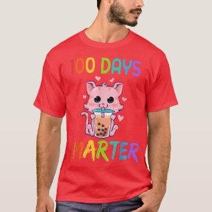 Camiseta 100 Dias Mais Inteligentes Do 100.º Dia Da Faculda