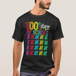 Camiseta 100 Dias Mais Inteligentes Feliz 100º Dia de Estud