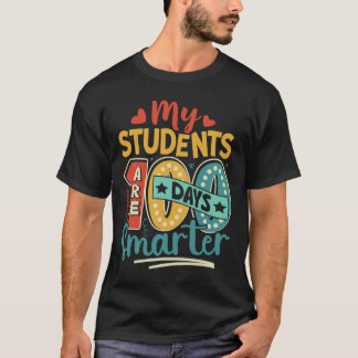 Camiseta 100 Dias Mais Inteligentes Figurino De Professora