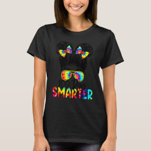 Camiseta 100 Dias Mais Inteligentes, Meninas de Arma Mensag