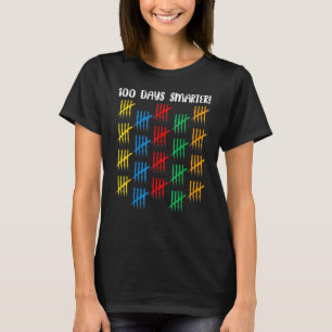 Camiseta 100 Dias Mais Inteligentes Meninas De Estudantes C