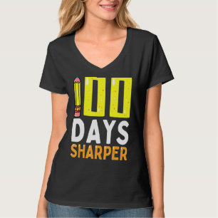 Camiseta 100 Dias Mais Nítidos 100º Dia De Professores