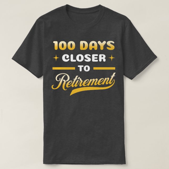 Camiseta 100 dias mais próximos da celebração do Funny da R (Frente do Design)