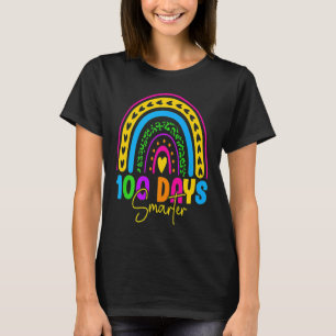 Camiseta 100 Dias Meninas Mais Inteligentes Cabelos Brancos