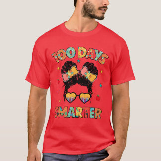 Camiseta 100 Dias Meninas Mais Inteligentes Coque Desarruma