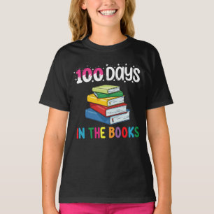 Camiseta 100 Dias Na Biblioteca De Leitura Da Escola De Liv