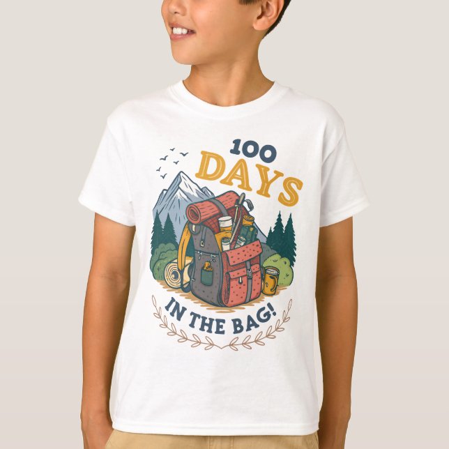 Camiseta 100 dias na bolsa! (Frente)
