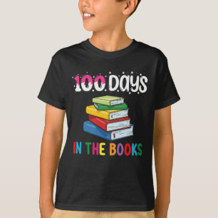 Camiseta 100 Dias Nos Livros Bibliotecária de Leitura Escol
