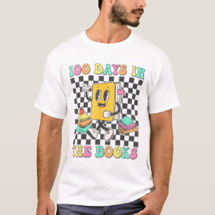 Camiseta 100 Dias Nos Livros Que Lem Professores 100 Dias