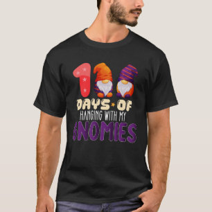Camiseta 100 Dias Pendurados Com a Escola dos Meus Gnomos