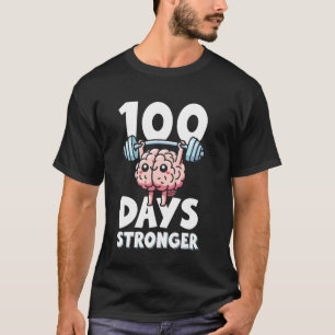 Camiseta 100 Dias Professor de Educação Física Mais Forte
