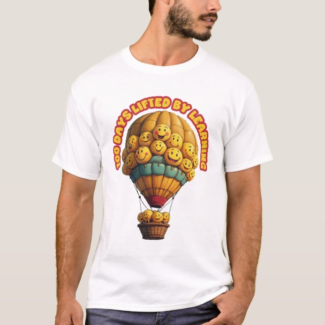 Camiseta 100 dias removidos pela aprendizagem (Frente)