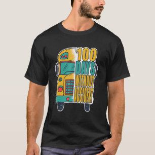 Camiseta 100 dias sem acidente - Driver de ônibus escolar_1
