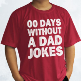 Camiseta 100 Dias Sem Piada Sarcástico Padre Engraçado