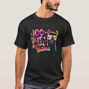 Camiseta 100 Dias Sem Prob Llama Da Escola Frases Engraçada