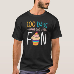 Camiseta 100 Dias Sprinkles Com Treinador Divertido