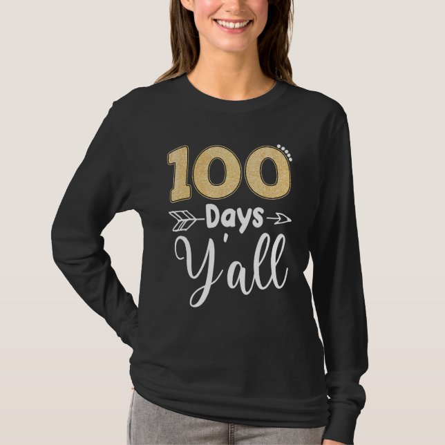 Camiseta 100 dias "Todos os estudantes do Sul do Ensino" 10 (Frente)