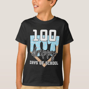 Camiseta 100 Dias Úteis De Venda De Sorvete Escolar 100 Dia