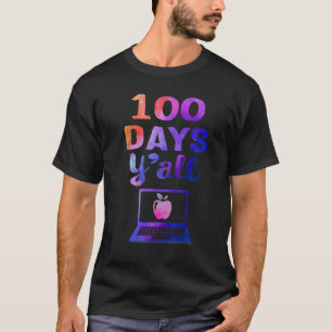 Camiseta 100 Dias Y'all 100th Day Of School Learning For th