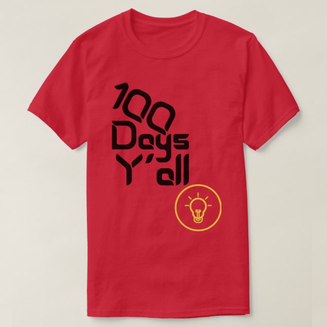 Camiseta 100 Dias Yx27 Todos Engraçados 100 Dias De Escola (Frente do Design)