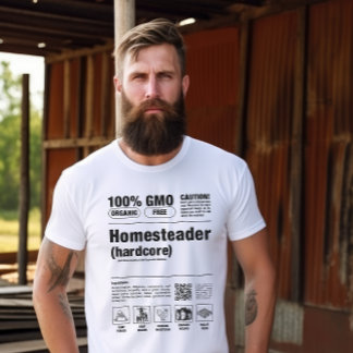 Camiseta 100% do Hardware Homesteader