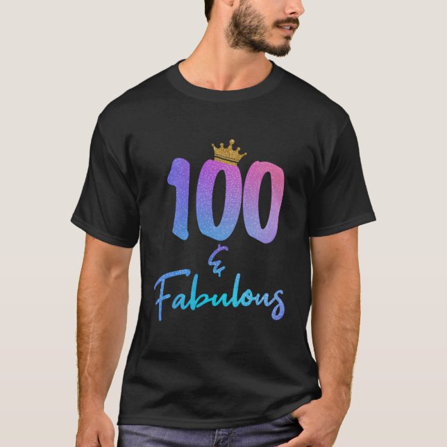 Camiseta 100 E Fabuloso Para 100º (Frente)