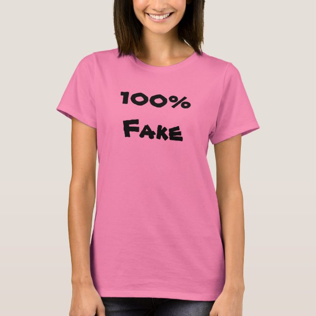 Camiseta 100% falso (Frente)
