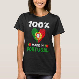 Camiseta 100% Feitos Em Portugal Por Meninas