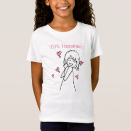 Camiseta 100% feliz