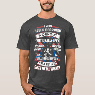 Camiseta 100 Folhas de metal aposentadas dedicadas T Hoodie