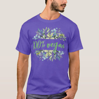 Camiseta 100 Frutas vegetarianas de salada de Vegan