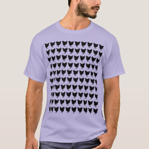 Camiseta 100 Galinhas - Pretas